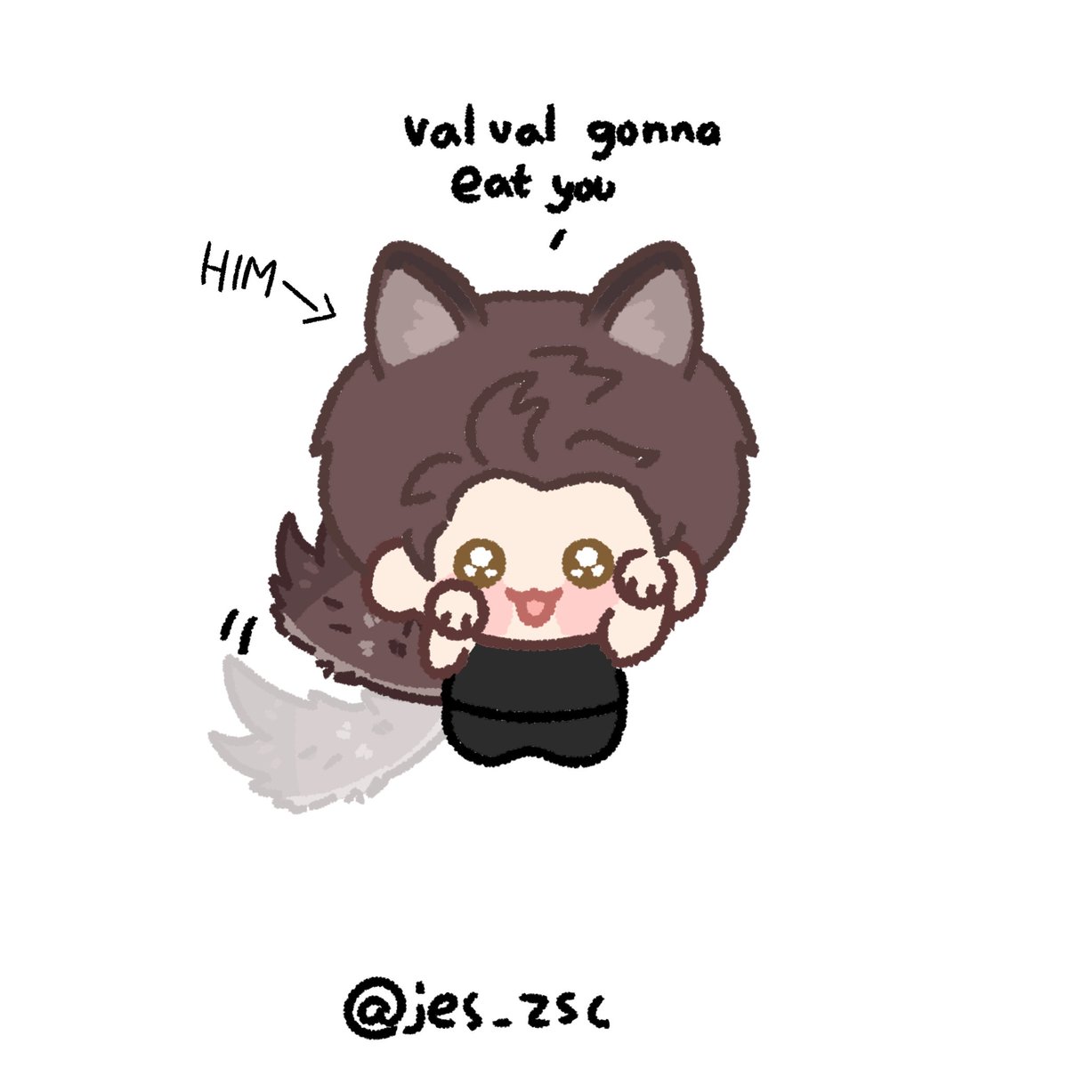 jes_zsc's tweet photo. Lebleb and valval fighting for your attention https://t.co/iArTGPScsk