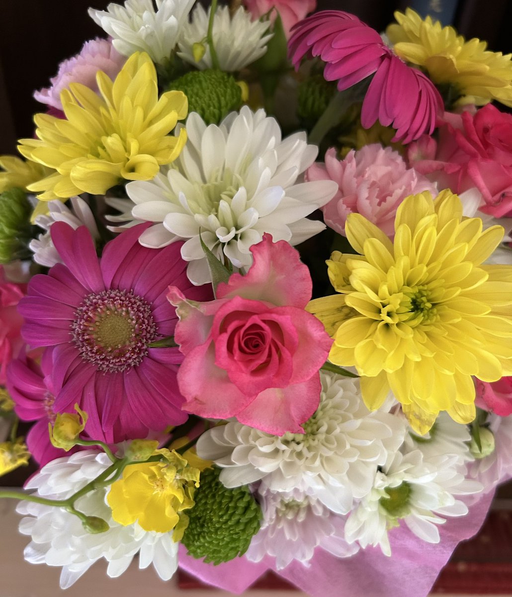 yanagi_asami's tweet photo. お花、とてもきれいでした💐
ずっと頑張ってきて本当に良かったなって思いました。
仏壇に飾らせていただきました。
おばあちゃんといぶちゃんも、きっと喜んでいると思います👵🐶🤎 https://t.co/jEU3uWsTj0