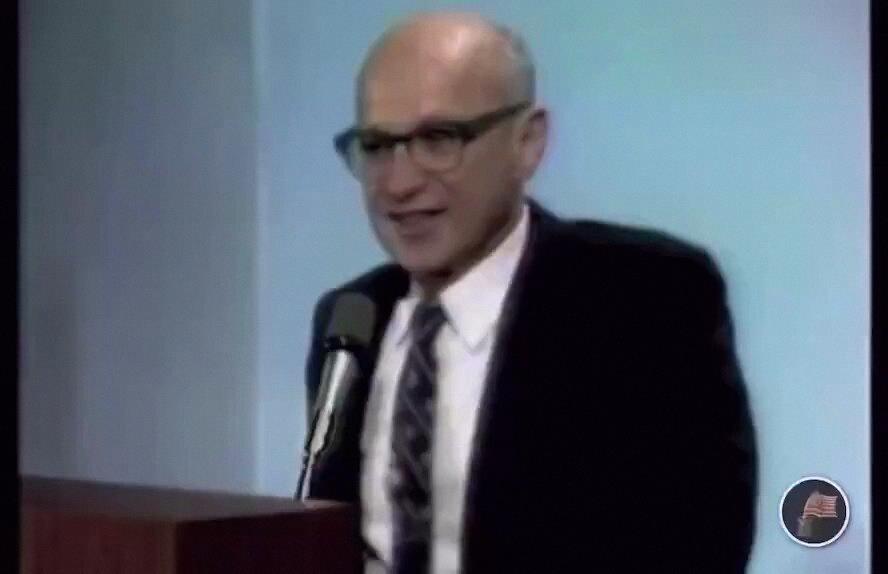 KingSpacce's tweet photo. Someone once asked Milton Friedman what causes inflation.

He didn't blame consumers, producers, unions, foreign countries, or oil imports.

Instead, he pointed at one thing: too much government spending creating too much money.

As he put it: “Inflation is always and eve https://t.co/BaxQElgHm2