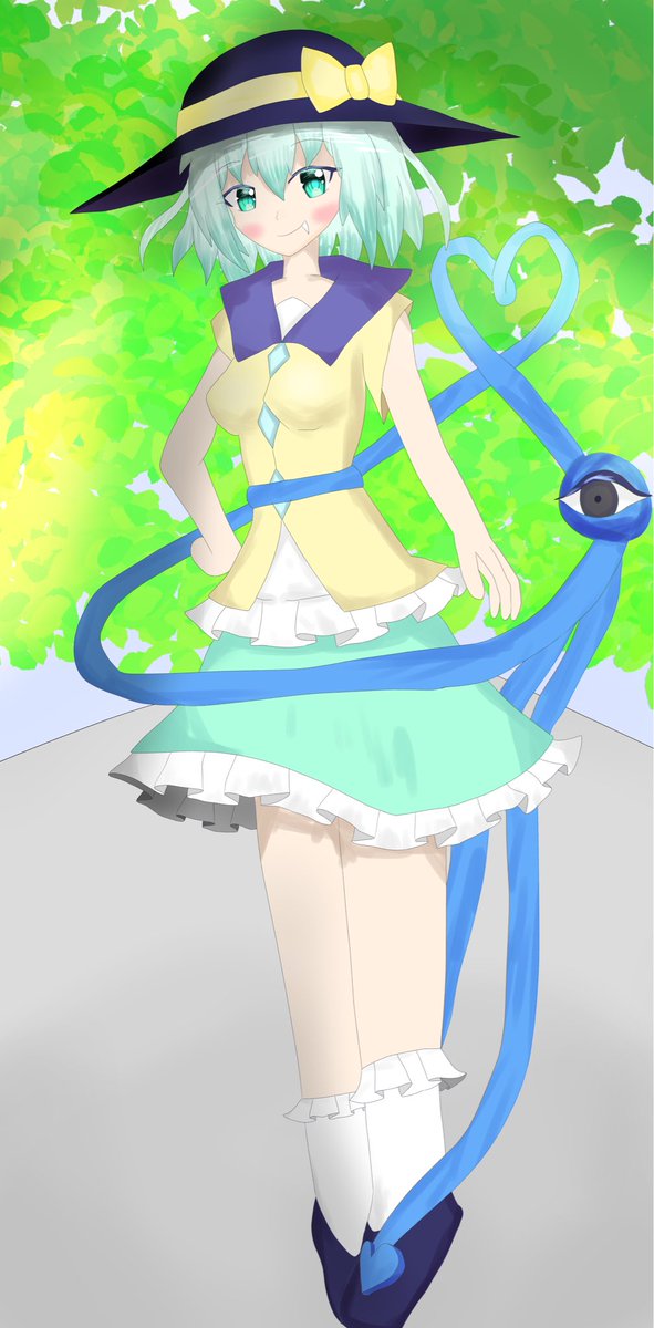 maziosu's tweet photo. 立ち絵っぽい夏服こいしちゃん！
#東方Project #古明地こいし https://t.co/WyV0ntxuzj