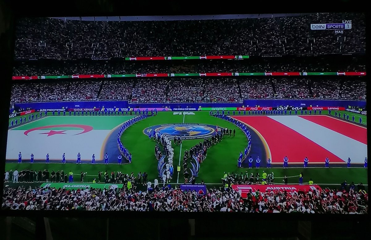khaldovic29's tweet photo. آخر مباراتان من مرحلة المجموعات
الجزائر و النمسا (بالتوفيق للخُضر 🇩🇿 💚 ) 
الاردن و الارجنتين (بالتوفيق للنشامى🇯🇴 ❤️)

المباراة الحادية و السبعون✅
المباراة الثانية و السبعون ✅ https://t.co/jobi71A9Uz