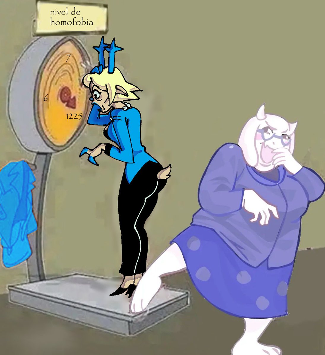 earlsita's tweet photo. kris, my child, i saw you kissing ralsei, i am very homophobic CURI COLLAB CON LEVEEEEEEIIII QUE PEDOOO @Levisw3b 
levi: jeje hola chicos https://t.co/RWdNHULHGz