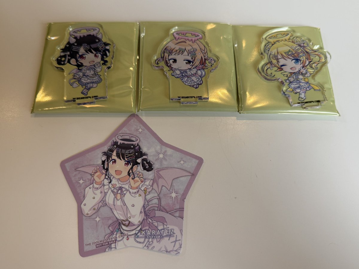 tdr_t93's tweet photo. シャニマス　カラ鉄　カラオケの鉄人

出　画像の物

求　ルカ　雛菜

郵送又は名古屋手渡しにて交換お願い致します。 https://t.co/99VXSZLTmN