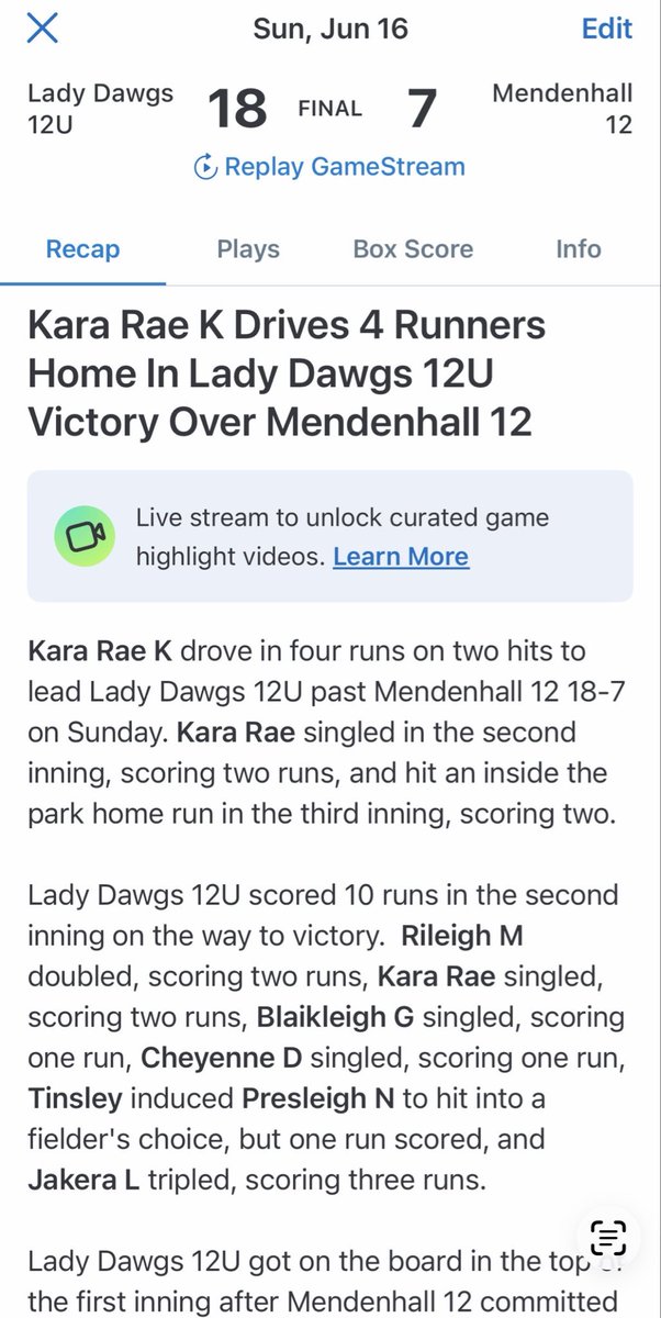 KaraRaeKnight's tweet photo. DYS District Champs 2024 https://t.co/lZ1urRJObY