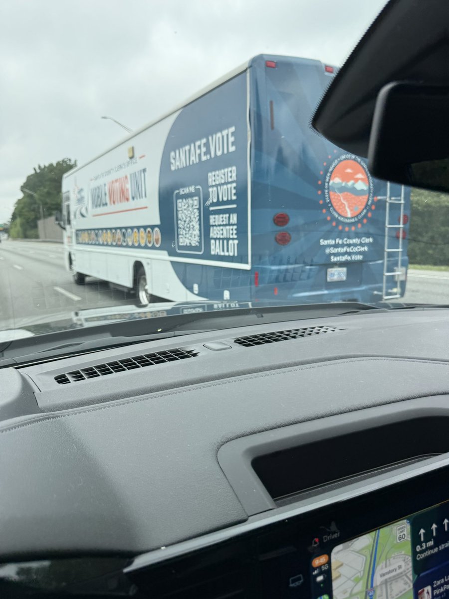 NCNICK78's tweet photo. @MargoinWNC I passed this today on I-40, somewhere between Greensboro and Winston-Salem. Weird, it's from New Mexico, I guess. Wonder why it's here and probably coming from Raleigh unless cutting down from DC. Wish I had a clearer pic of license plate. https://t.co/6KhSN7gahW