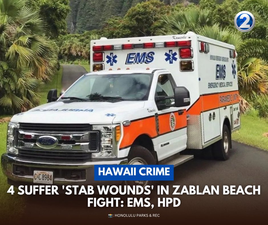 KHONnews's tweet photo. Zablan Beach fight left 4 injured, police arrested suspect for attempted murder: https://t.co/thcjqJoDLZ   

#HawaiiCrime | #KHON2 https://t.co/x2vTpXfxKs