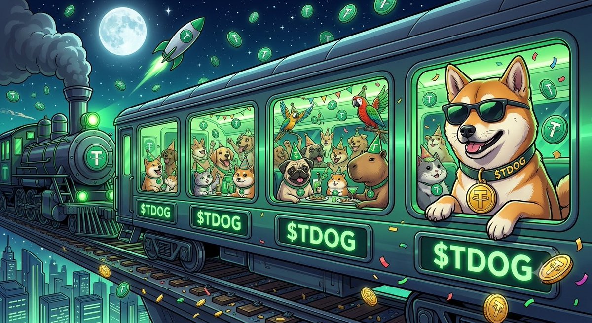 TrainDoogg's tweet photo. Train Dog - The journey of the dog that never stopped advancing 🐕🚂

In a world where everyone ran after shortcuts, there was a different dog called Train Dog.

Since he was little, he watched the big trains crossing cities, taking people, dreams and stories to distant places. While other dogs chased only bones and toys, Train Dog chased something bigger: a destination.

He believed that every step was a season. Each difficulty was a tunnel. Each achievement was a new stop on his great journey.

Many said:

"A dog will never be able to drive its own train."

But Train Dog didn't listen. He put his backpack on his back, raised his ears and began his journey along the tracks of life.

He went through storms, difficult climbs and moments when it seemed that the train was going to stop. But he learned one thing: those who keep walking always get further than those who never start.

Over time, the legend of the Train Dog grew. People from everywhere began to follow his journey, not because he was the strongest dog, but because he represented an idea:

Everyone has a train inside them. The difference is who has the courage to board.

Now Train Dog follows the tracks towards the unknown, carrying a mission:

🚂🐕 Take the community forward. Build together. Growing up together. Never stop.

Train Dog is not just a dog.

It's a movement.

It's a trip.

It's the next destination.

$TRAIN DOG — All aboard. 🚂🐕🔥

#solana #memecoin #crypto