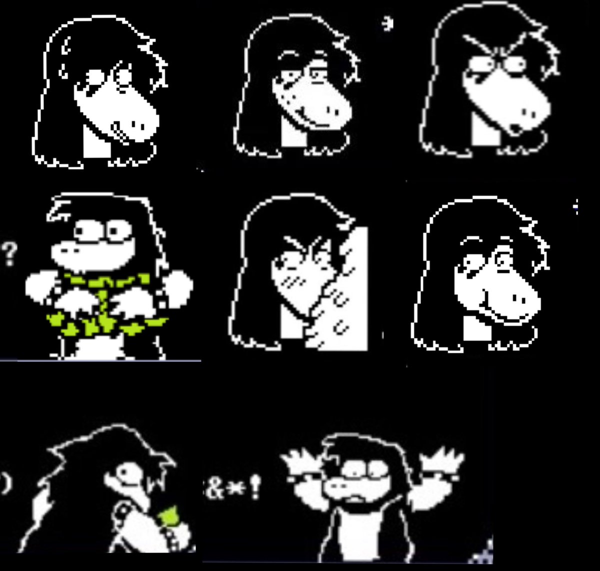daxhaunts's tweet photo. #deltarunespoilers

chapter 5 susie talk sprites are truly unmatched, and i love that you can tell which ones are in toby fox’s specific (concept) artstyle https://t.co/XbMRElL3x1