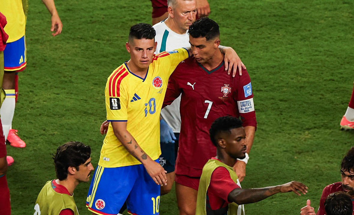 _iYasser99's tweet photo. Cristiano Ronaldo &amp; James Rodrigues 

#FIFAWorldCup https://t.co/Emvj4BOLCu