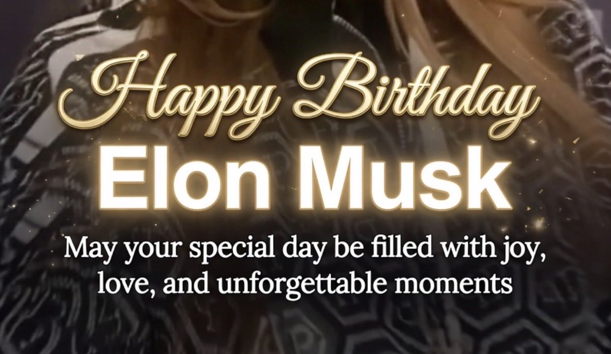Fire_Vow's tweet photo. @cb_doge Happy Birthday  To @elonmusk  May your special day be filled with joy, love, and unforgettable moments https://t.co/rPJ1bpsXo9