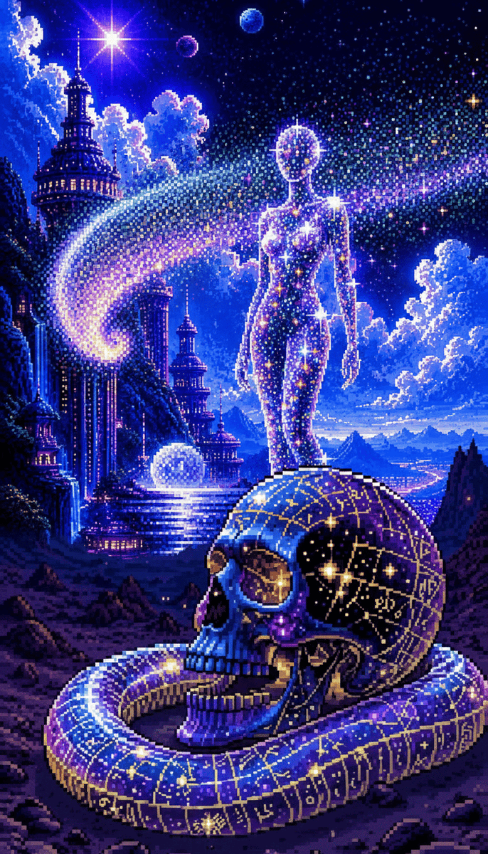 ArwenPerea's tweet photo. @redwooddesigns ✨️ The Ancient 8-Bit Futuristic Legendaries #8bit #ai #aiart #aiartcommunity #8bitai #retroai #aiscifi https://t.co/Y2IRSo7F0w