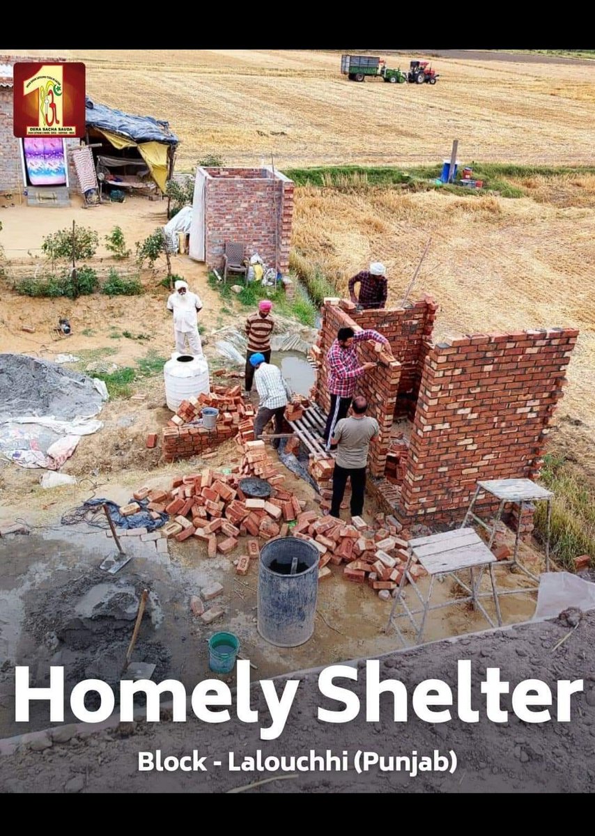 GDuneja's tweet photo. Many destitute, elderly, physically challenged and widowed women have been helped through #Aashiyana initiative and the volunteers continue to carry on  work with great vigor and zeal, thanks to the inspiration and guidance by  Saint Gurmeet Ram Rahim Ji
#HomesForHomeless https://t.co/lvba0V5gP8