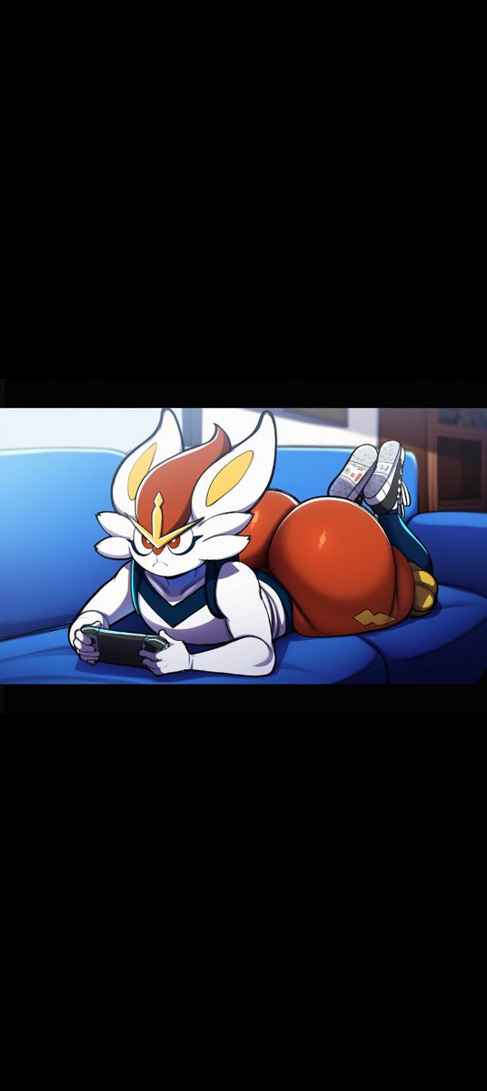 Femboy cinderace 🔥 tweet media