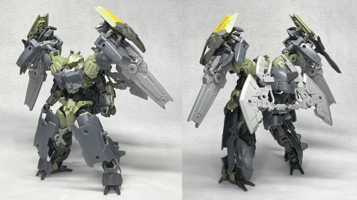 flagment1951's tweet photo. 重装ノヴァルヴNo.N

多数投入されたノヴァルヴカスタムの一機
脚部装甲と多機能兵装を装備
砲戦、高機動戦、接近戦等様々な状況への対応力を高めている

#30MMCM2026
#30MMBF https://t.co/q9Y7p73cJZ