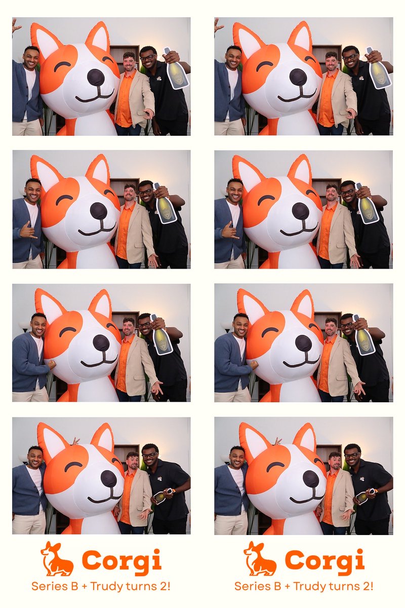 TO's tweet photo. I made it before the Series B party

(I’m in the mascot costume) https://t.co/4sJAVD3OnP