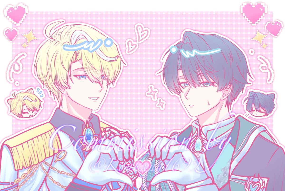 Korya17113's tweet photo. COMMISSION OPEN!
Sweet couple: bust up ✨💖

⭐️Starting at $30
🎁2 FREE cute chibi heads only on VGen! 🎀

💗Check my shop here: https://t.co/NrOWbrVq2I
#vgencommission #commission https://t.co/mYex8m5MEH