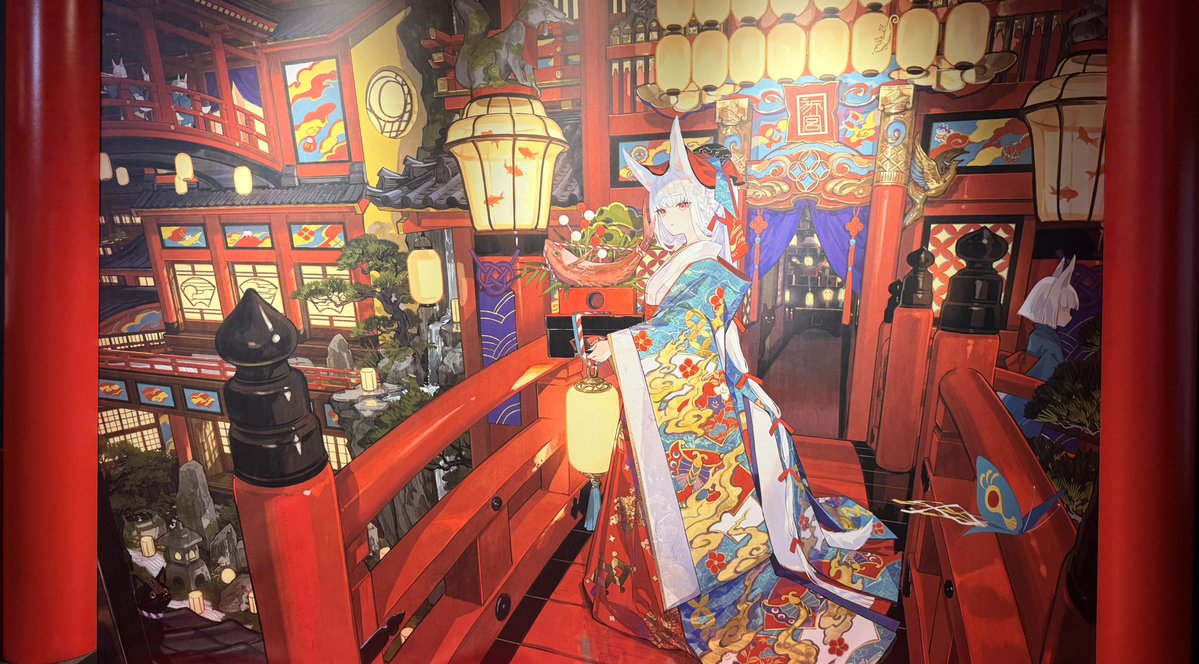 藤ちょこ先生の個展に行ってきました✨ 会場内のセクションごとに
