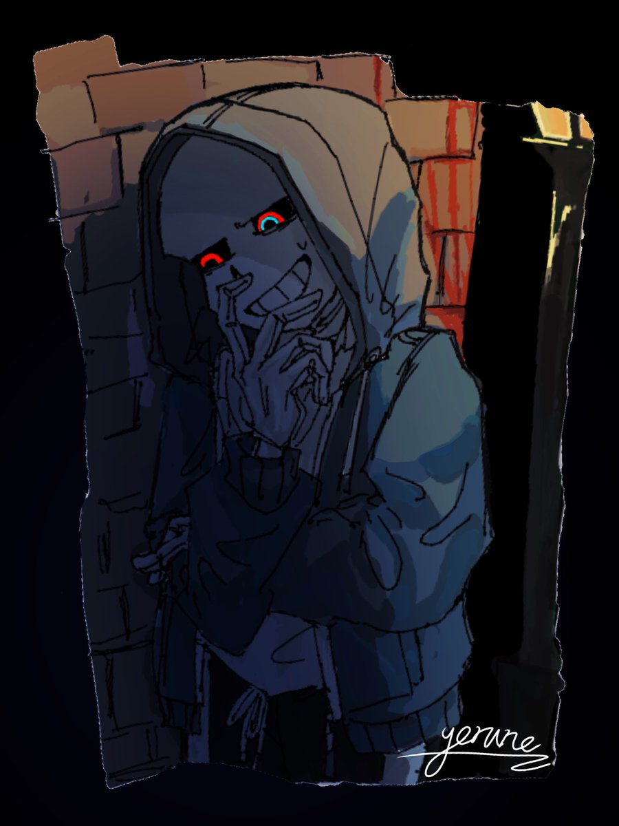 yo__rune's tweet photo. 絵チャ+ちょい加筆
#undertale #undertaleAU #murdersans
#dusttale https://t.co/RlqLtCBlVW