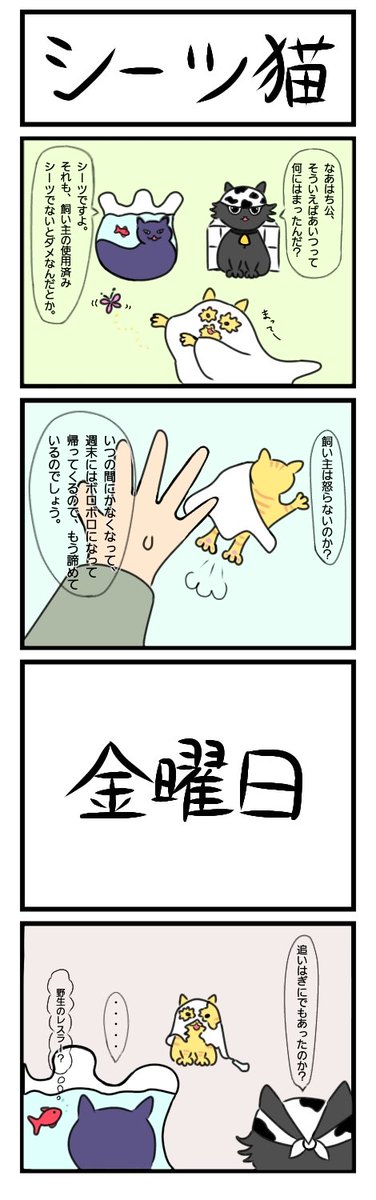 gudeee0323's tweet photo. ③シーツ猫 https://t.co/ao2W4Y6ylQ
