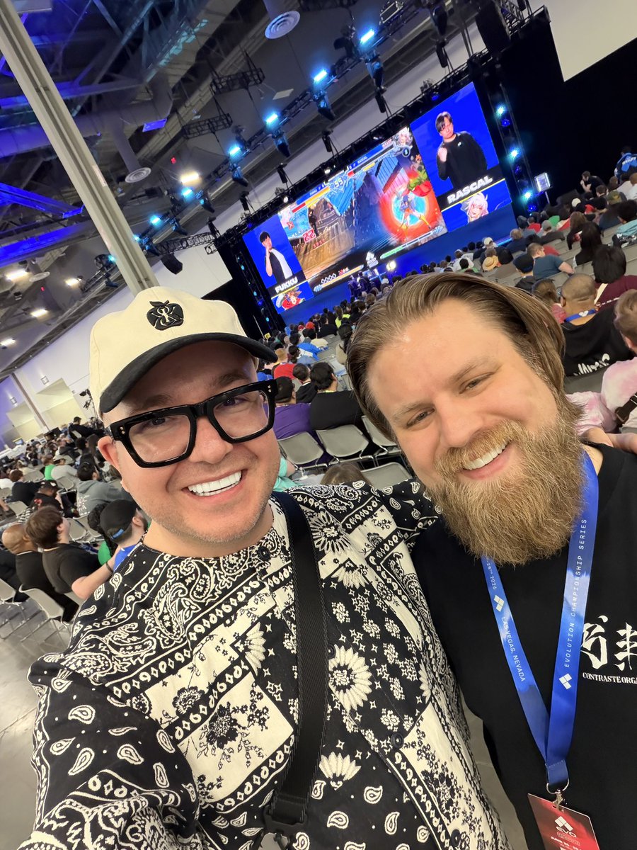 ThixNation's tweet photo. I had a great time today @Evo - we are building something truly special here with the FGC. So awesome to see everyone! https://t.co/xTJcx3BPeJ