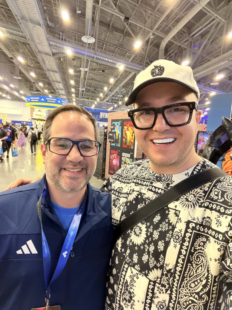 ThixNation's tweet photo. I had a great time today @Evo - we are building something truly special here with the FGC. So awesome to see everyone! https://t.co/xTJcx3BPeJ