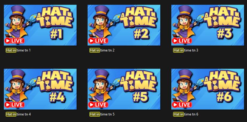 PixelShaun's tweet photo. Got a new livestream series starting tomorrow! Will finally be getting around to playing A Hat In Time for the first time!
Tune into my Youtube and/or Twitch to watch me live! https://t.co/VfcJQIOSNl