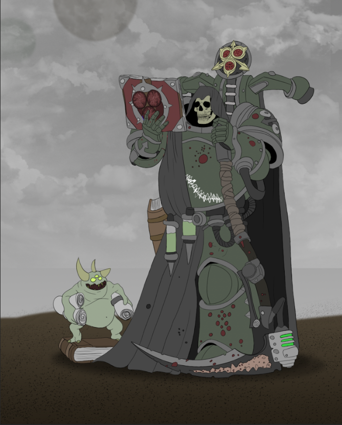 CodexOfSkelos's tweet photo. RIP Nurgle Loves You, I wanted to put my old channel art here for posterity, I will have new art made as I can. https://t.co/rcdNSU5tsk