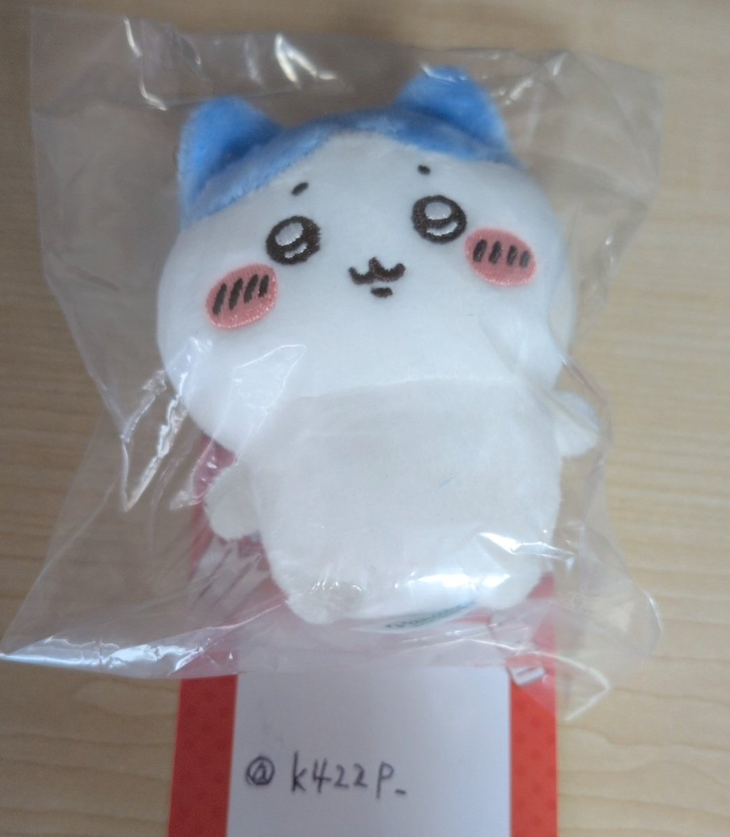 k422p_'s tweet photo. ちいかわおすわりぬいぐるみ交換🧸

モモンガ自引きしたため、他の未所持おすわりぬいを求めています🙏

譲　ハチワレ
求　くりまんじゅうorシーサー

郵送希望です https://t.co/HjFtQXykM6