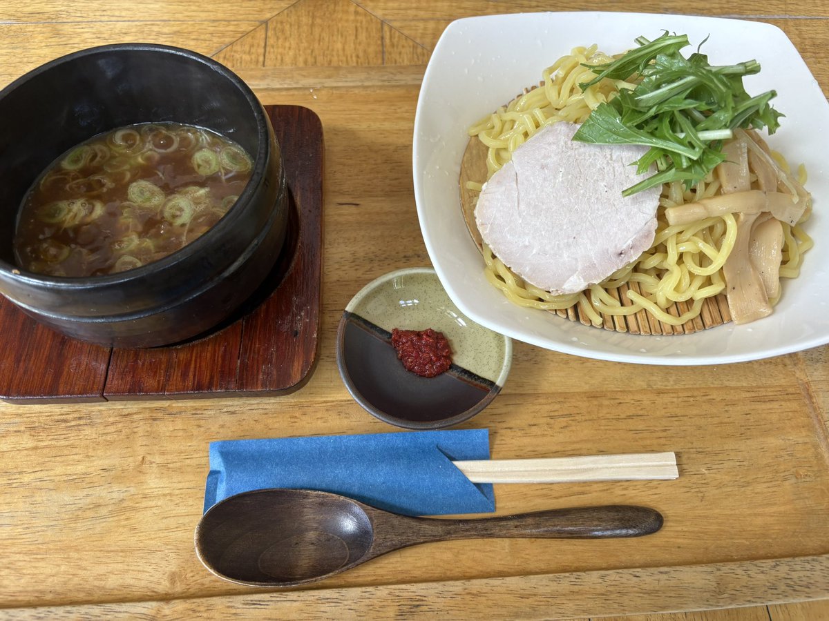 KTR6966's tweet photo. つけ麺。 https://t.co/6R0CwjOMqI