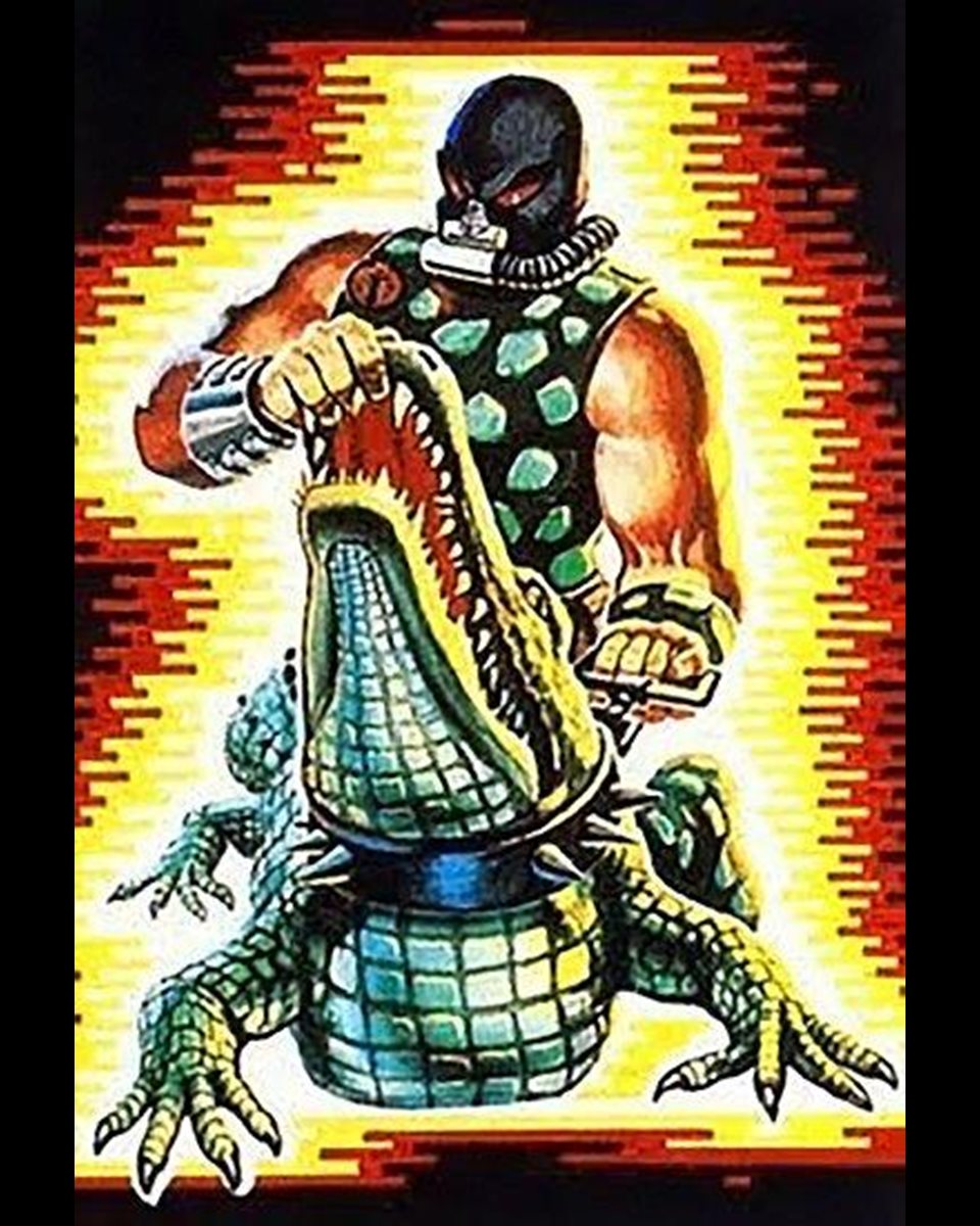 ClassicGIJoe's tweet photo. Croc Master artwork. https://t.co/eQQrnJj9fW