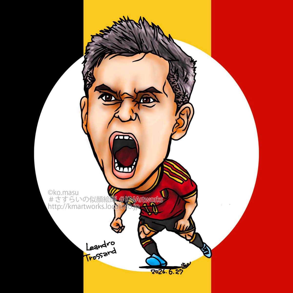 ko_masu's tweet photo. Leandro Trossard / Belgium
#LeandroTrossard
#WorldCup2026
#Belgium
#Arsenal
#football https://t.co/3zqycakVtb