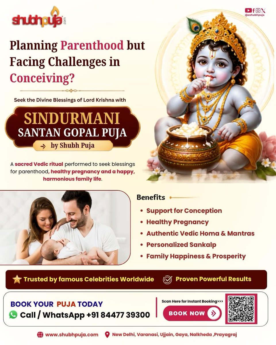 eShubhpuja's tweet photo. Book Today Gopal SantanPuja https://t.co/iVt5QroOzS