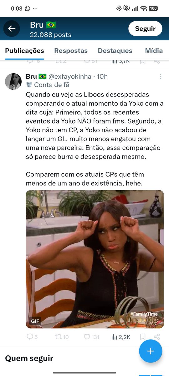 FayeAtomIsReal's tweet photo. @exfayokinha  sempre tem uma desculpa pra justificar o fracasso da yoko. https://t.co/n2wCfoOI7F