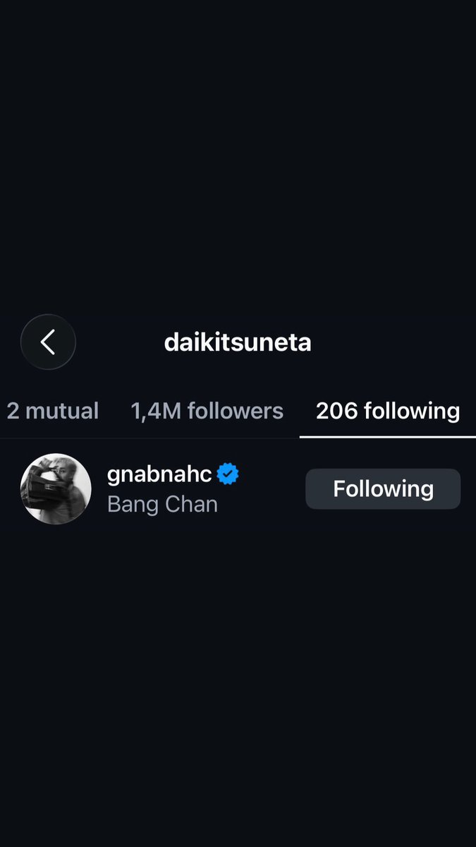 BangChanDiv's tweet photo. Daiki Tsuneta, King Gnu's vocalist and guitarist, has followed Bang Chan on Instagram! 

#BangChan #방찬 #バンチャン https://t.co/0tr0kl1Y6r