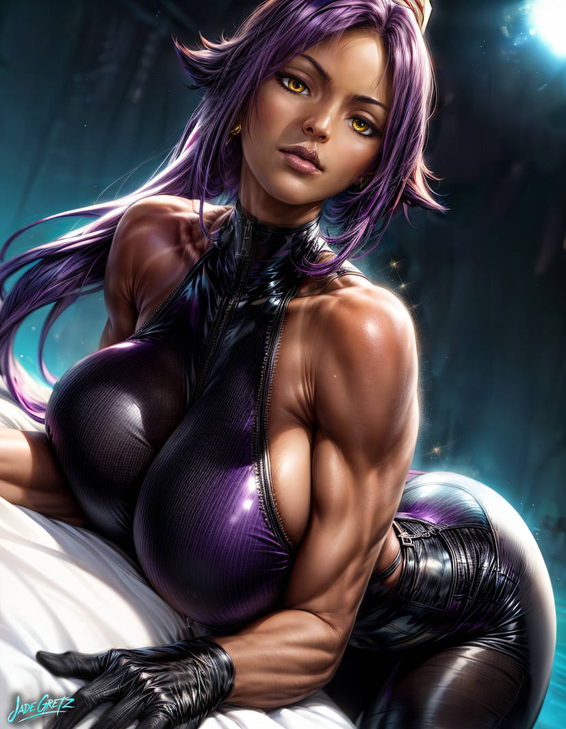 JadeGretz's tweet photo. Yoruichi: Swift Shadow by Jade Gretz
https://t.co/kM9ZMo92Dh
#YoruichiShihouin #Yoruichi #Bleach #BleachTYBW #Shinigami #SoulReaper #Shunpo #FlashMaster #AnimeArt #FanArt #DigitalArt #AIArt #Waifu #ShonenJump #jadegretz https://t.co/G3cjjPOnA8