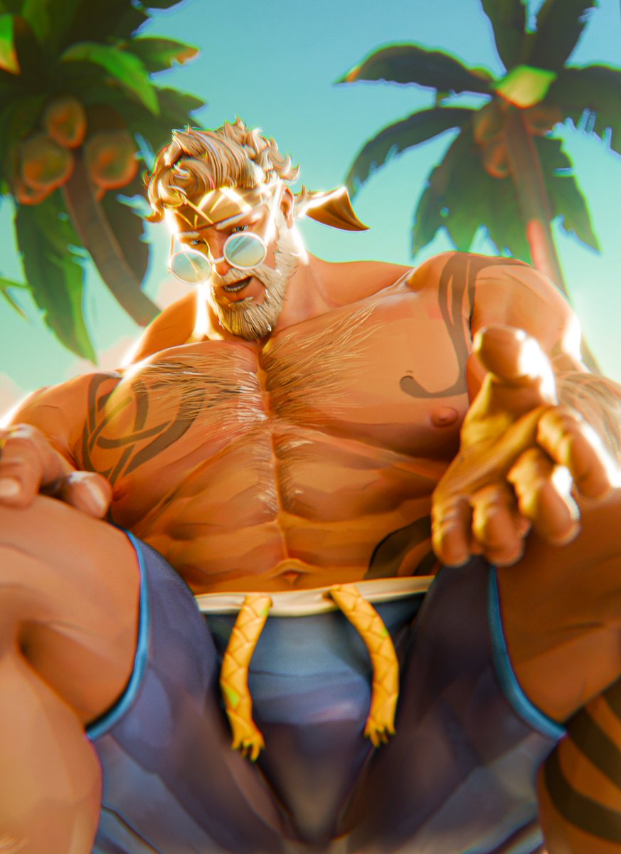 eross_3d's tweet photo. pov: you fell at the beach and the god of thunder gives u a hand
#marvelrivals #thor #thorodinson #bara https://t.co/eIxoJXU4lL