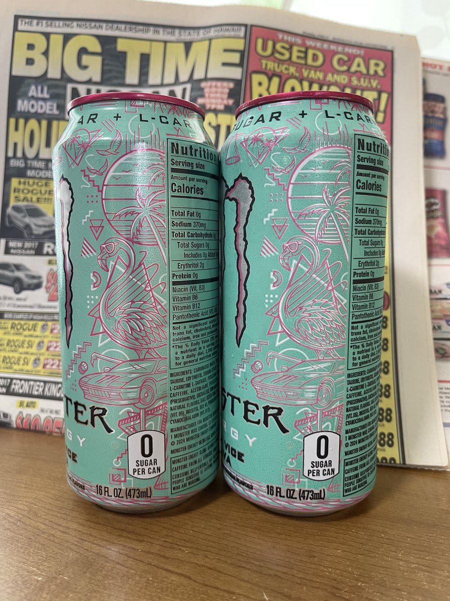 10banken's tweet photo. ウルトラグァバ🥤
右AG、左Ballの製缶違い
デザイン変わらないからコレクションしないけど記録だけw
こんな小さい違いで集めてたらキリがないからね😂
最近は潔く飲んだら捨ててます
#エナジードリンク
#エナジードリンクマニア
#monsterenergy https://t.co/IHbI6sDPUx