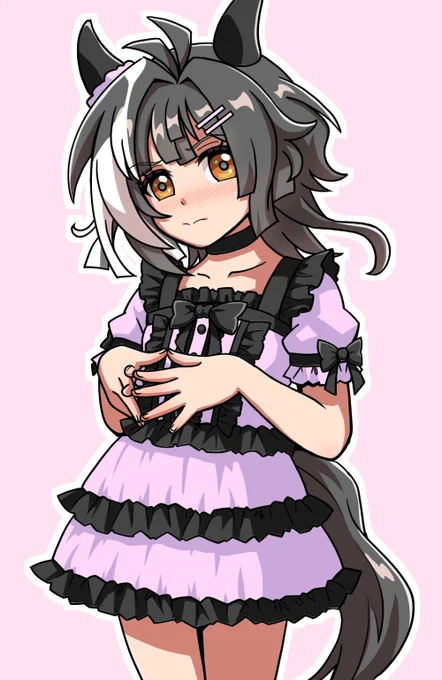カッコイイ子にはカワイイ服を着せろと古事記に書いてあった #ウマ娘