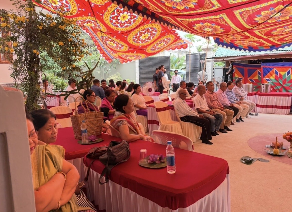 BinaNepram's tweet photo. A SPECIAL PRAYER LED BY A MANIPURI SPIRITUAL ELDER FOR PEACE & HEALING IN MANIPUR followed by a humble meal for peace at home with families, community and state was successfully held on 27 June 2026. We thank each and everyone who joined us #PeaceBeThePath #HealManipur 🙏🏽🌿 ☀️ https://t.co/scQuGorB3A
