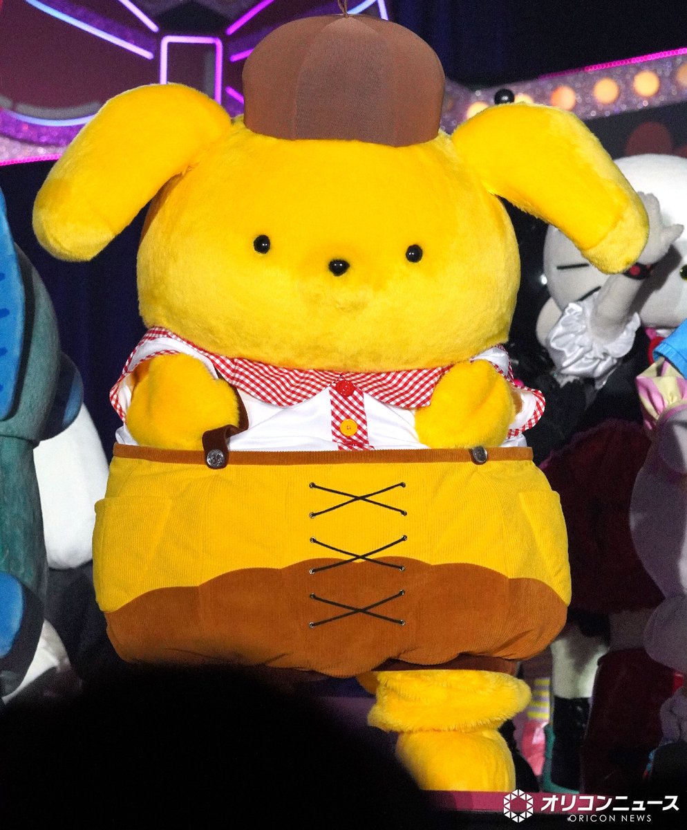 oricon's tweet photo. 🏆サンリオキャラクター大賞
⠀
5度目の首位・ポムポムプリン
「みーんな、だーいすきっ！」

💛歴代1位キャラクター・最終順位一覧あり
https://t.co/BSku0Orec5
⠀
 #サンリオフェス2026 #サンリオキャラクター大賞 https://t.co/FedJp0j8og