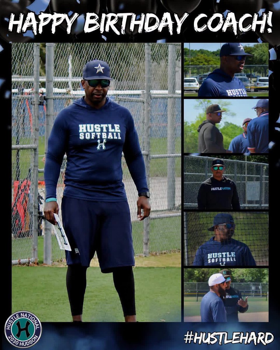 Hustle2030's tweet photo. Happy birthday to our leader, our very own Coach Megamind! Thank you for all that you do for our girls. Your passion, drive, and dedication to the game doesn’t go unnoticed. We hope you have the best day, Coach! https://t.co/pOtZZ3ZqZI