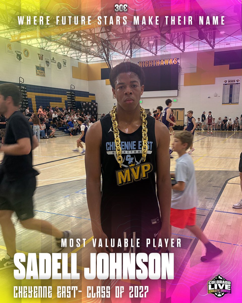 ColoradoLive_SS's tweet photo. ANOTHER MVP ROUND‼️

⭐️Sadell Johnson - Cheyenne East
⭐️Obi Morris - Grandview
⭐️Jordan Mitchell - Cherokee Trail
⭐️Archie Weatherspoon - Rangeview https://t.co/BSLjYyJN80
