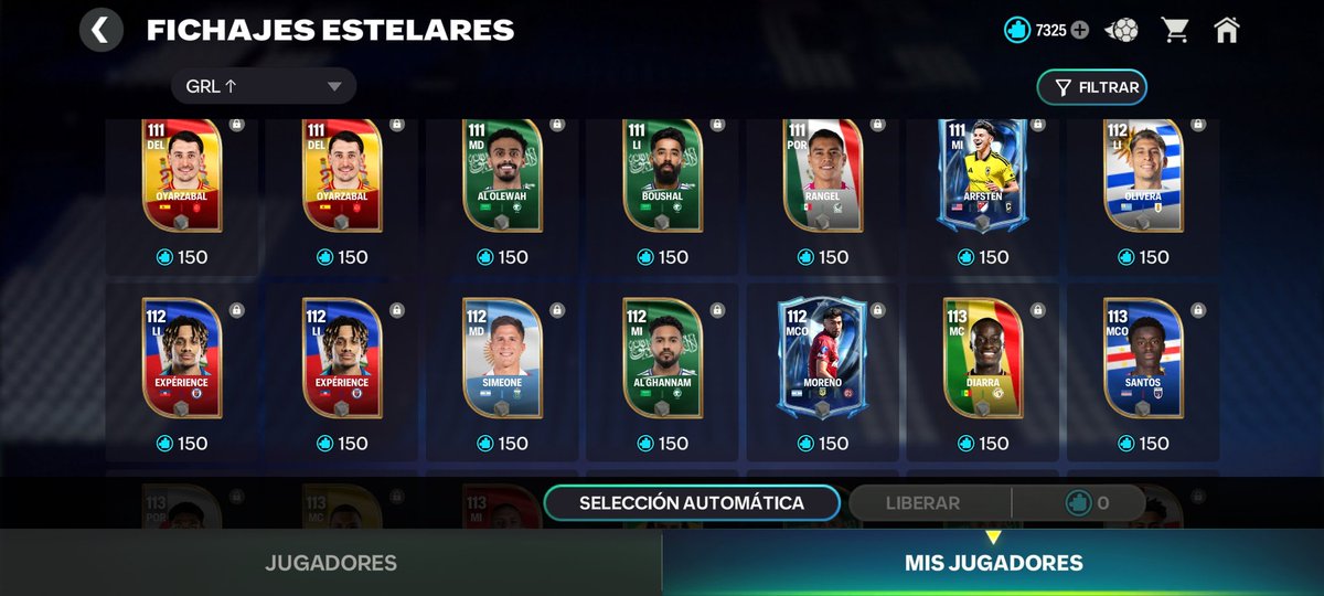 Gabrielyoj's tweet photo. @tutiofifa los jugadores transferibles no sirven para las fichas? https://t.co/JYd8wNEnDZ