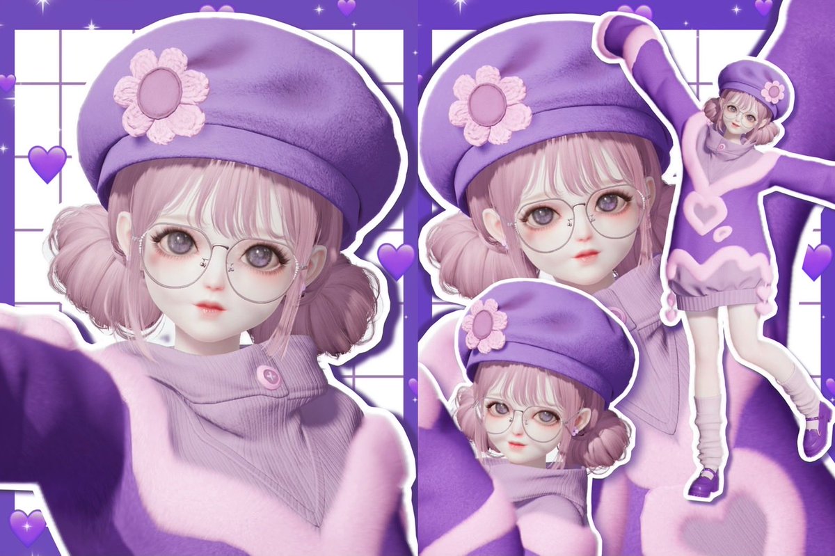 peachgorirra's tweet photo. 𝖯𝗎𝗋𝗉𝗅𝖾 𝖢𝗁𝗎 🌷.*
　　
#キラパラ #きらめきパラダイス https://t.co/7ItOfpS4tU