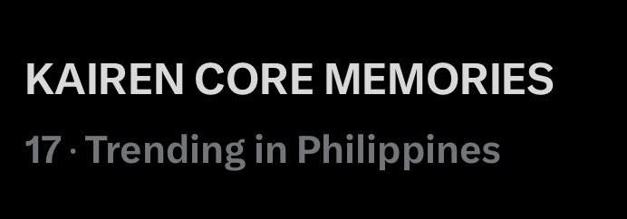 KaiRenOFC's tweet photo. We’re now trending! Let’s keep the high energy, kahels!

KAIREN CORE MEMORIES https://t.co/YKUicSmHMn