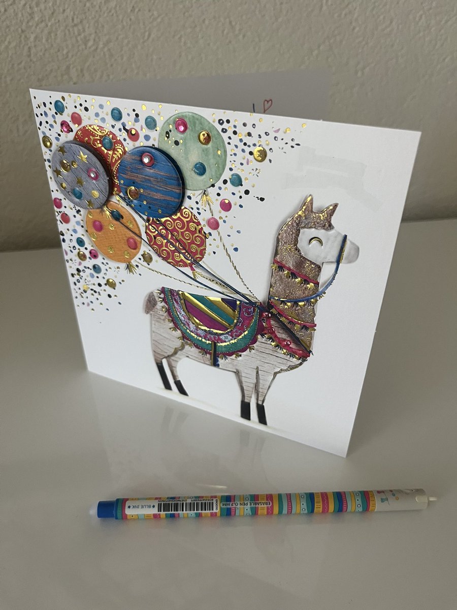 easynow70's tweet photo. My daughter gave me a present today: a lovely alpaca card and a pen.

Then she told me: “Alpaca will fly soon.”

She has seen the endless hours, the stress, and the passion I keep pouring into our community’s project.

I love her ❤️ https://t.co/Sff7K5fM65