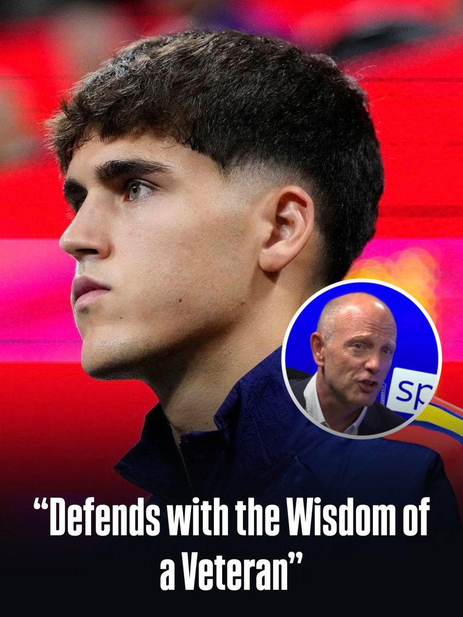RisingStarXI's tweet photo. 🗣️🇪🇸 Peter Drury had special words for 𝐏𝐀𝐔 𝐂𝐔𝐁𝐀𝐑𝐒𝐈́ (𝟏𝟗): 

“Football has blessed us with Pau Cubarsí for those who never had the privilege of watching Carles Puyol. This young man is only 19, but he defends with the wisdom of a veteran and the serenity of someone who has spent a lifetime at the highest level. 

He does not chase the game, he reads it, controls it, and so often ends danger before it has the chance to breathe.

Great teams are built on great defenders, and Spain have found one who could anchor their back line for the next decade and beyond.

𝐈𝐟 𝐭𝐡𝐢𝐬 𝐢𝐬 𝐰𝐡𝐚𝐭 𝟏𝟗 𝐥𝐨𝐨𝐤𝐬 𝐥𝐢𝐤𝐞, 𝐢𝐦𝐚𝐠𝐢𝐧𝐞 𝐰𝐡𝐚𝐭 𝟐𝟗 𝐰𝐢𝐥𝐥 𝐛𝐞.”