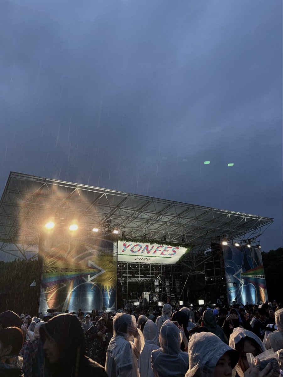 _49e__'s tweet photo. 0620 YON FES 2026
10周年おめでとうございました♩
中学生で行った初めてのフェスが8年前のヨンフェスで良かった！コロナも乗り越えて、毎年地元に帰る理由を作ってくれてありがとう💫これからも末長く https://t.co/UOpqd9XkrN