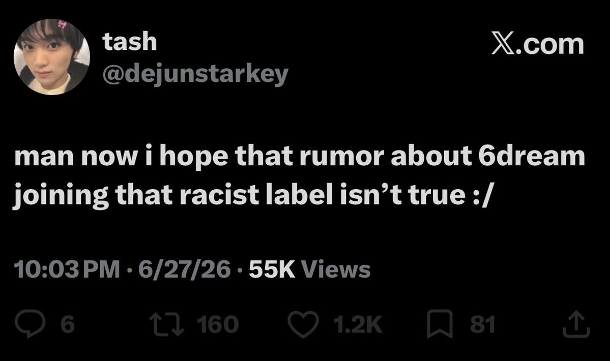 sugaring_lini's tweet photo. girl they’re already under a racist label https://t.co/V8PXlmh1tt
