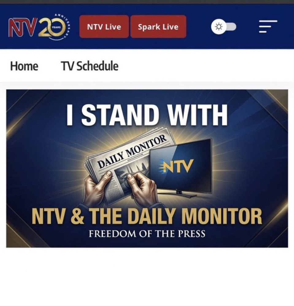 GiftGrace01's tweet photo. I Stand With NTV and Daily Monitor. https://t.co/T4VwMqGA0a